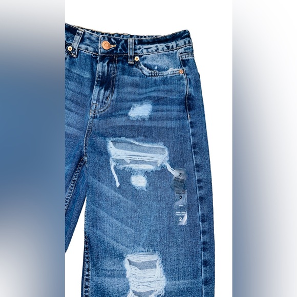 Aeropostale High Rise Wide Legs Jeans size 2 - Picture 3 of 5